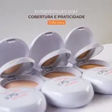 Filtro Solar em Pó Compacto FPS 70 Com Ácido Hialurônico e Vitamina E Odorata 6,5g