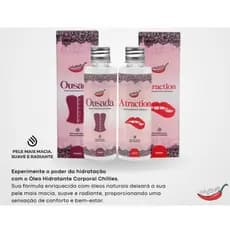 Óleo Sensual para Massagem E Hidratação Ousada E Atraction 140ml Chillies