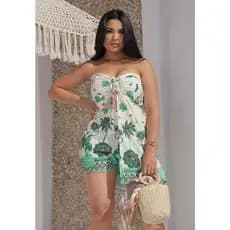 Conjunto  estampado Shorts e blusa