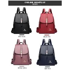 Mochila Bolsa Feminina Couro