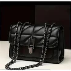 Bolsa Feminina transversal ombro crossbody passeio alça corrente Y