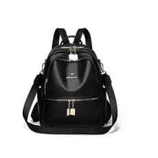 Mochila De Costas Couro Social Feminina Elegante Reforçada Top canguru--772