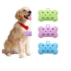 Porta Saquinho de Cocô Pet – Silicone Durável c/ Furinhos, Leve, Lavável e Moderno - Sem Saquinho