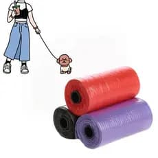 Kit Sacos Pet - 3 Rolos com 15 Saquinhos para Coleta de Fezes de Cães