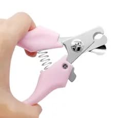 Alicate Tesoura para Corte de Unhas Pet – Modelo Profissional em Aço Inoxidável com Trava de Segurança (12 cm)