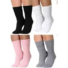 Meias de aeróbica feminina kit 3  pares fitness para academia e fitness confortáveis