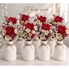 Kit 10 garrafinha 9*7de gesso de centro de mesa para casamento chá revelação aniversário e decoração