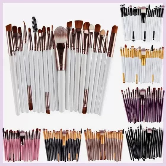 KIT 20 Pcs Pincéis De Maquiagem-GRACE