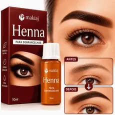 Henna Para Sobrancelhas Makiaj Coloração Semipermanente 5 Cores Profissional