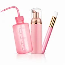 Kit Completo Limpeza Cílios Extensão com Pump, Espumador, Pincel e Pisseta