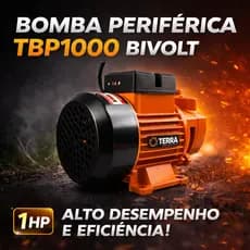 Bomba Periférica 1HP TBP1000 Bivolt Alta Pressão 45m