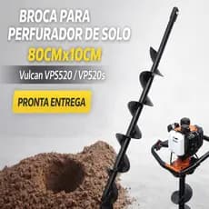 Broca Solo Vulcan 80x10cm VPS520 VP520s Profissional