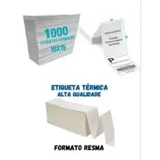 etiquetas adesiva p/impressora termica 100x150m ecommerce