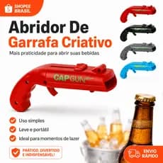 Abridor de garrafas criativo com ejetor De Cerveja Portátil Beber Abertura Lançador Barra Ferramenta