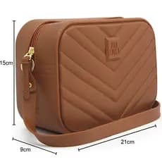 Bolsa Feminina Pralolla Emborrachada Lançamento Porte Médio Transversal