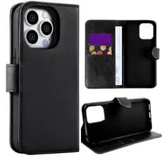 Capa Carteira Couro Para iPhone 11 Normal Ao 16 Pro Max