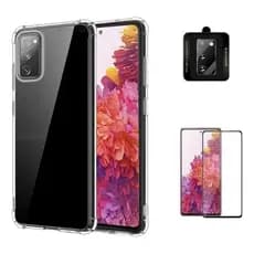 Capa Anti Queda Samsung Galaxy A51 + Pelicula 3d + Película de Camera