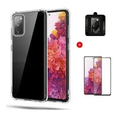 Capa Capinha Case + pelicula camera + pelicula 3d S21/ S21 Plus