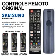 Controle TV  Original Samsung Smart Hub BN98-08146A