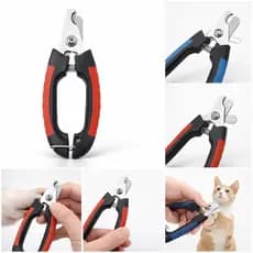 Alicate Cortador de Unha Pet Profissional para Cachorro e Gato Aço Inox Antiderrapante