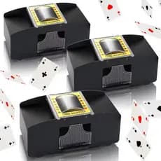 Embaralhador Automático de Cartas Baralho Poker Blackjack a Pilha
