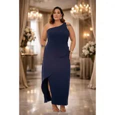 Vestido Feminino Romântico Estampa Neutra Natal Ano novo Fenda lateral Laço no Busto | Tendencia Moda