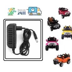 Carregador Para Carrinho/jeep Elétrico Infantil 12v