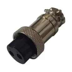 Conector Femea 2 Pinos Material Metal C/ Abs Geladeira Resfriar