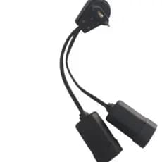 Adaptador Para Tomada 90 Graus Duplo 10a /20a 2x1,5mm  Profissional Reforçado