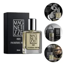 Perfume Masculino Magnetizze 25ml– Com Pheromônio, Alta Fixação e Poder de Atração Feromonio