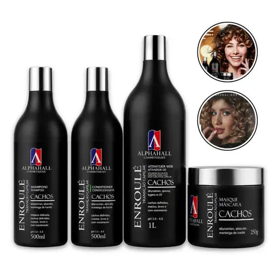 Super Kit Enroulé Tradicional com Ativador Teia  - 4 Passos Alpha Hall
