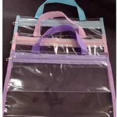 kit com 15 sacolas cristal para lembrancinhas 30x20cm