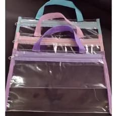 kit com 20 sacolas cristal para lembrancinhas 30x20cm