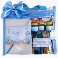 kit com 5 sacola cristal para lembrancinhas 23xx17cm