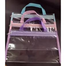 kit com 25 sacolas cristal para lembrancinhas 30x20cm