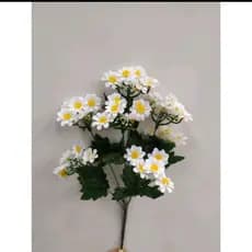 1 Buque de Margarida Artificial c/35 Florzinha p/Decoração