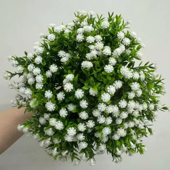Kit com 10/15/20 unidades Matinho com Flores Artificial