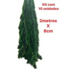 Kit 10 Festão Natal 2metros  Enfeite Arvore De Natal Decoração Natalina