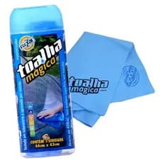 Pano Emborrachado Secar Carro Toalha Mágica Seca Absorve Azul Fixxar