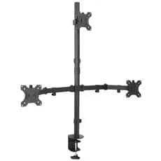 Suporte para 3 Monitores 15 a 32 Articulado com Base Morsa CTM33C