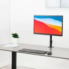 Suporte Monitor 15 a 34 Base Morsa e Ajuste de Altura T50C