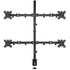 Suporte Articulado para 4 Monitores 15 a 32 Polegadas com Base Morsa V48C