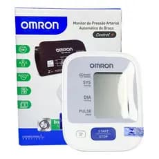Monitor De Pressão Confort De Braço Omron Modelo 7122 Exato Aferidor Pressão Branco