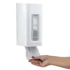 Dispenser Papel Higiênico Cai-Cai 🧻 Nobre Branco – Ideal para Banheiros Comerciais