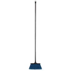 Vassoura Multiuso de Nylon 19cm com Cabo de Madeira de 1,20m - Nobre