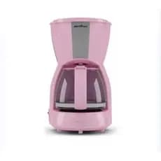 Cafeteira Britânia BCF15 Inox Rosa NOVA 15 Xícaras 800W