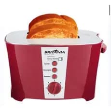 Torradeira Britânia Tosta Pane Vermelha 800W