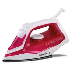 Ferro de Passar a Vapor Rosa Super Carbon Britânia BFV201R