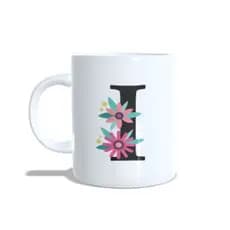 Caneca Xicara Tudo posso naquele que me fortalece Com inicial do Nome