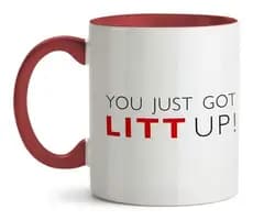 Caneca Série Suits You Just Got Litt Up Presente